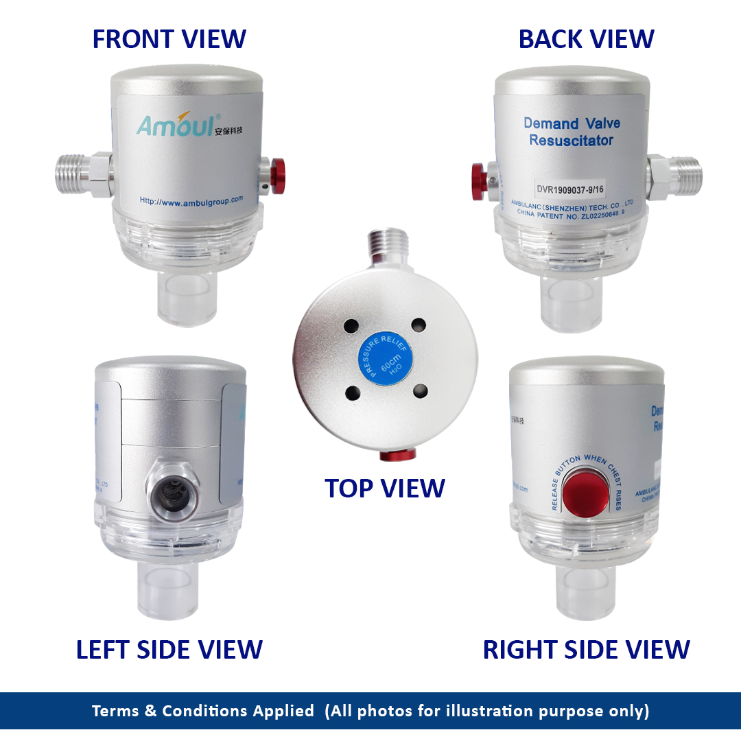 Amoul Oxygen Demand Valve Resuscitator Respimedic