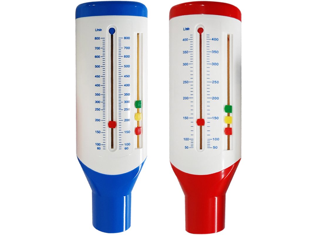 Respiflow Peak Flow Meter measuring lung function