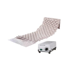 Rescare-303 Alternating Bubble Mattress with adjustable pump system for optimal comfort and effective stage I pressure sore prevention.